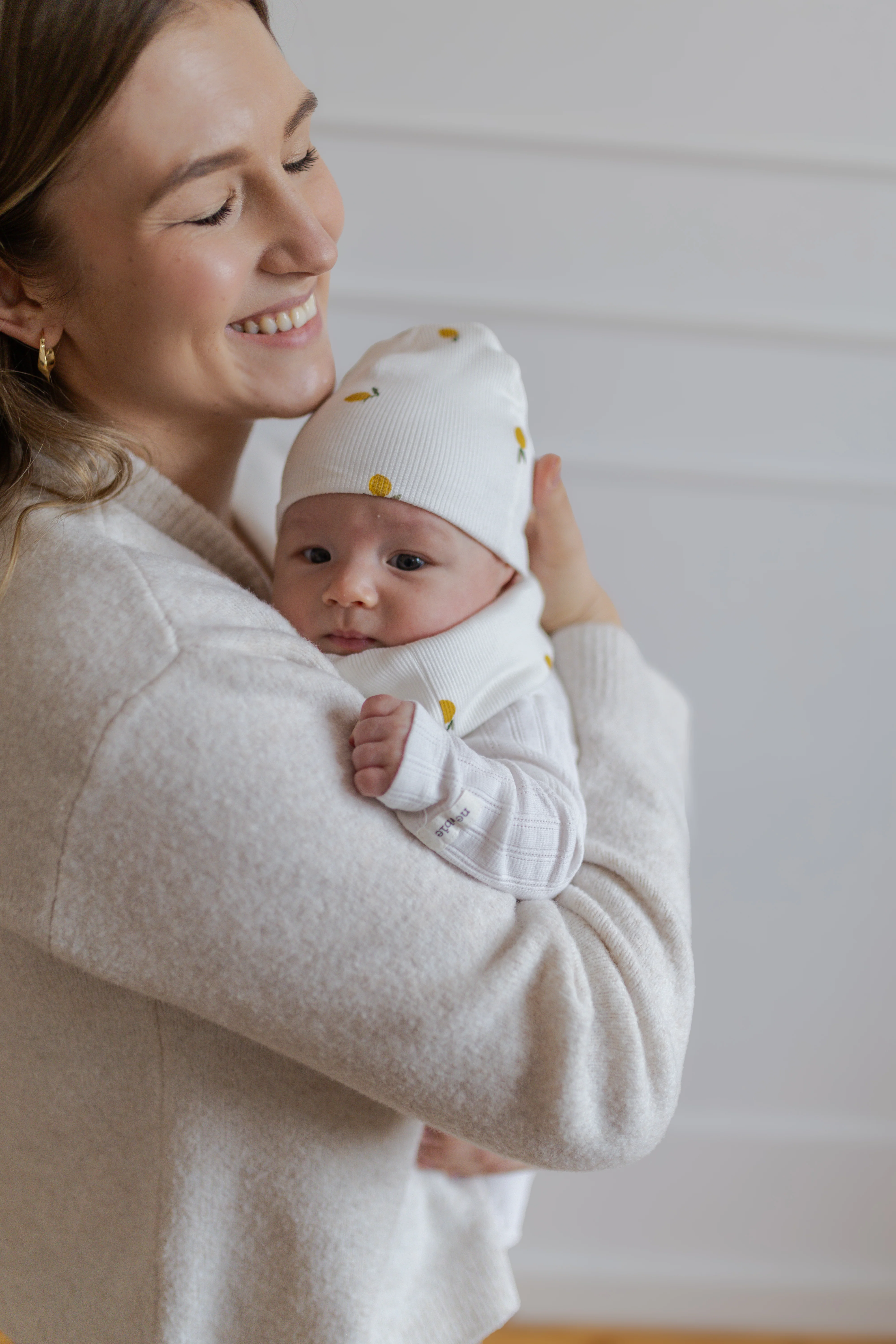 Bawełniana czapka & komin – Lemon - Image 4