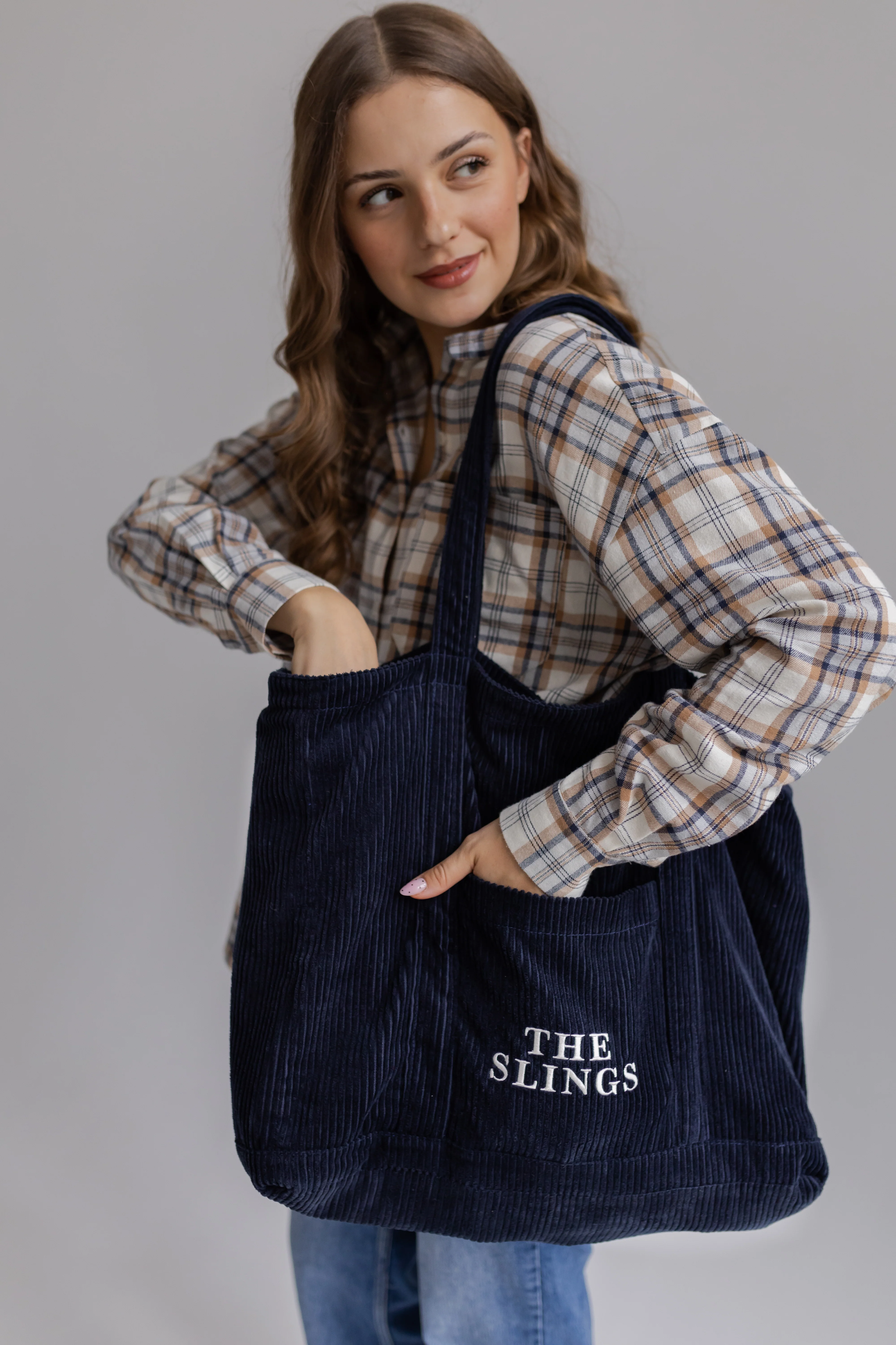 Navy Shopper The Slings - Image 4